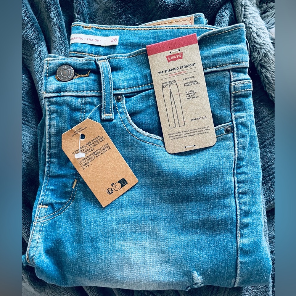 Levi's 314 Shaping straight jeans 26